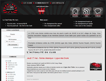 Tablet Screenshot of clubpoker95.com